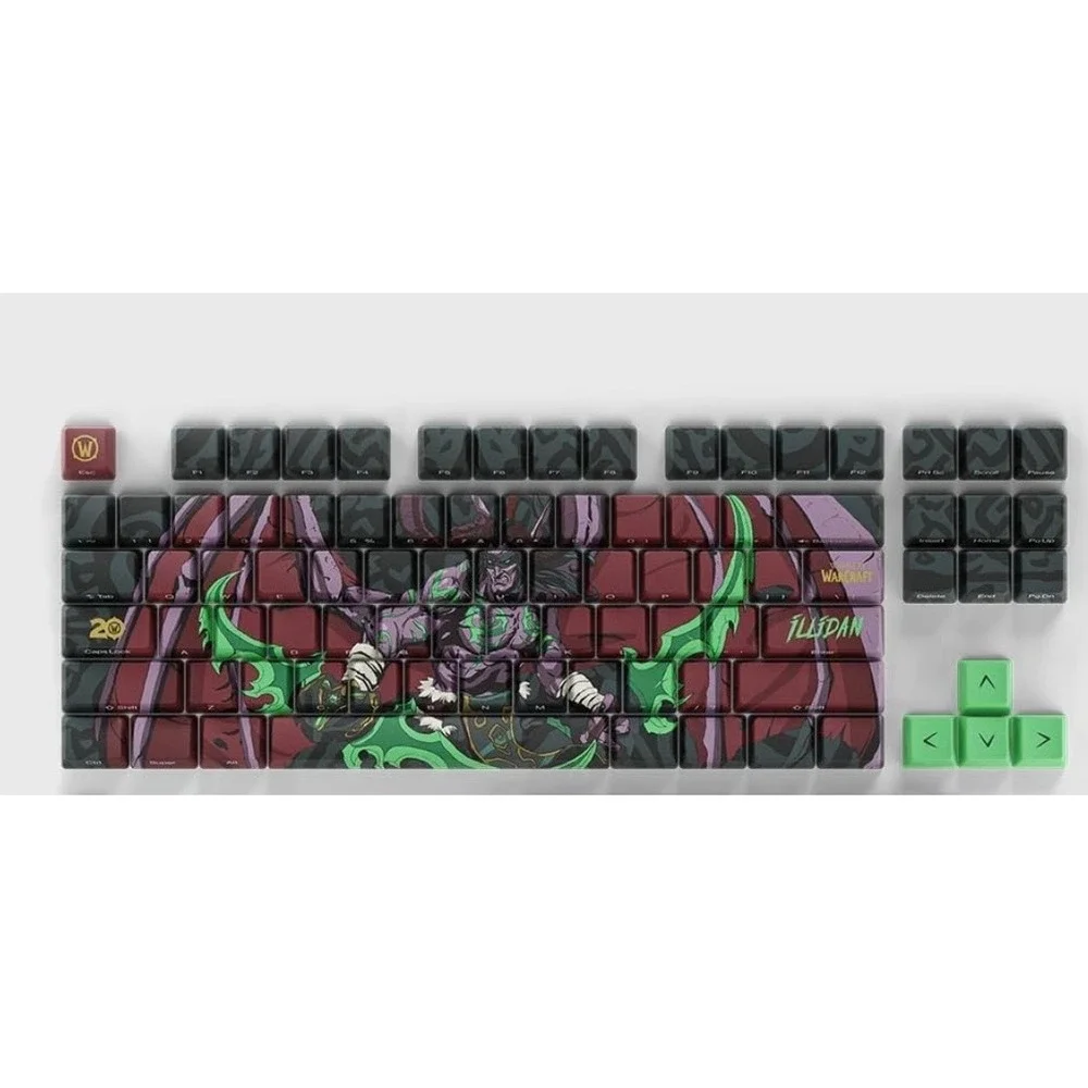 World‎ of Warcraft Illidan Stormrage Keycap Set Mechanical Keyboard 108 Keys WOW